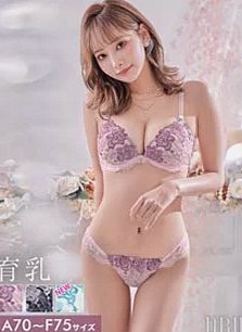 ロマンティックベルローズ美胸脇高ブラジャー＆バック透けフルバックショーツ［大ヒット］
