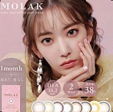 Meld Meshcore セレクト / MOLAKカラコン 【1month/度あり・なし/14.2mm】