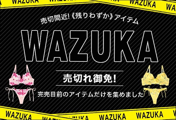 残りわずかランジェリー特集